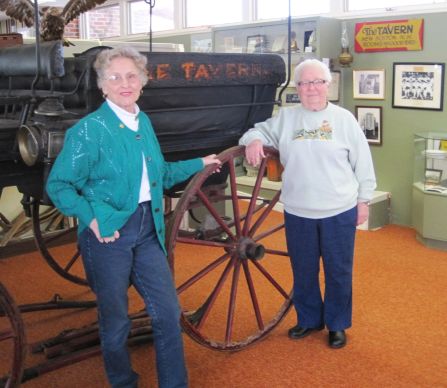 Polly and Betty go to The Tavern. Tavern Carriage