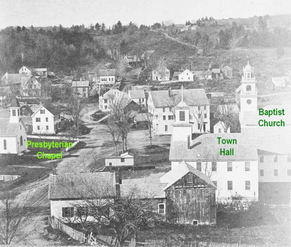 Lower Village before the Fire of 1887