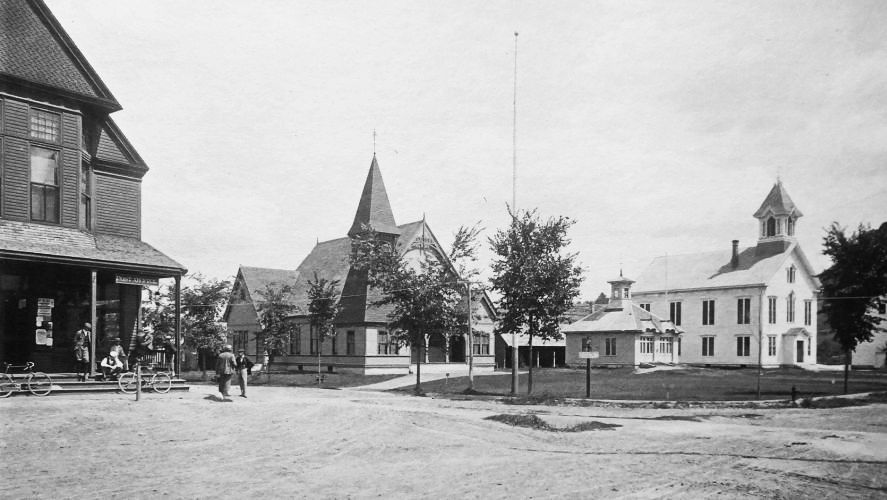 New Boston village in 1899