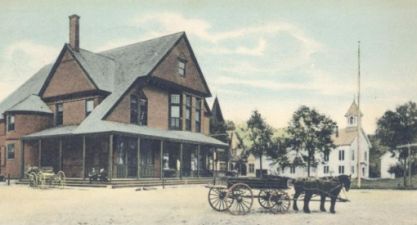 Dodge's store and wagon