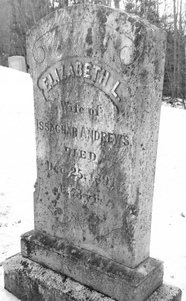 gravestone of Elizabeth Andrews