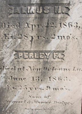 gravestone of Dodge brothers