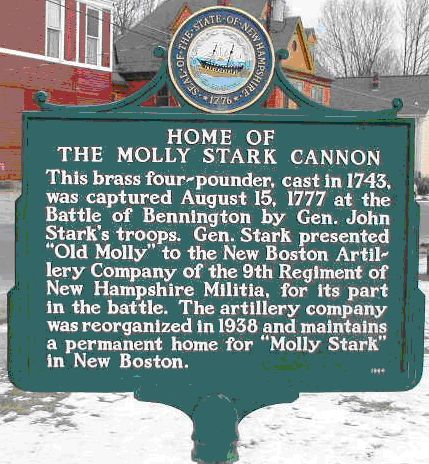 Molly Stark historical marker