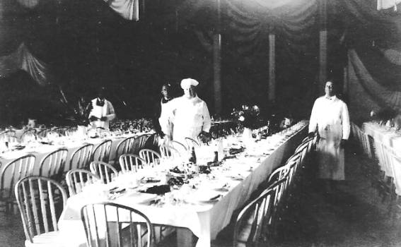 banquet in the Cement Barn