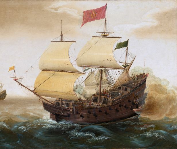 a Spanish galleon by Verbeeck 1620