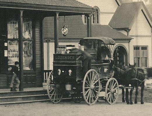 store with creamery cart