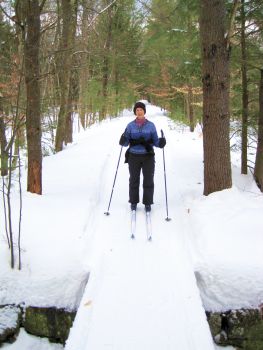 Rail Trail Skier