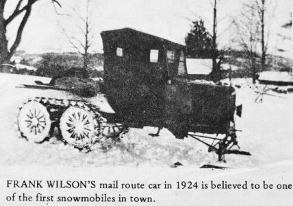 Frank Wilson's mail car