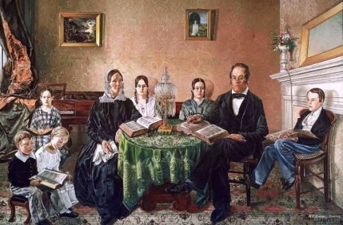 Reverend John Atwood and his Family